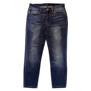 Judy Blue Relaxed Fit Jeans Size 11/30 Medium Wash Stretch Ankle Crop Classic